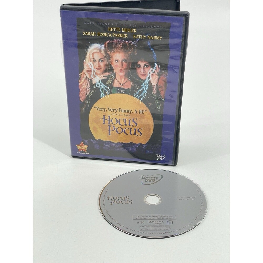 Hocus Pocus DVD Disney Bette Midler Sarah Jessica Parker Halloween Widescreen